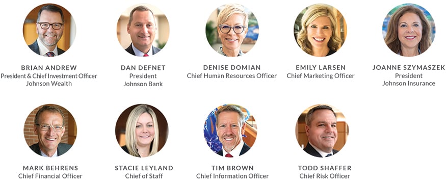 Johnson Financial Group's Leadership Team