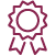 burgundy award icon
