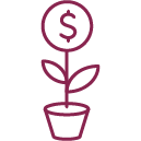 money flower icon