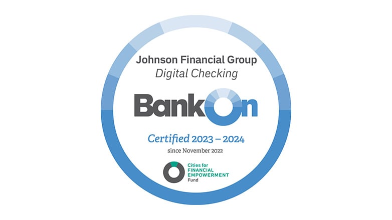Bank on certification seal for Digital Checking