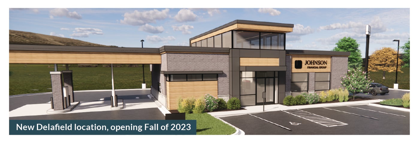 rendering of the new location in Delafield that will open Fall 2023.