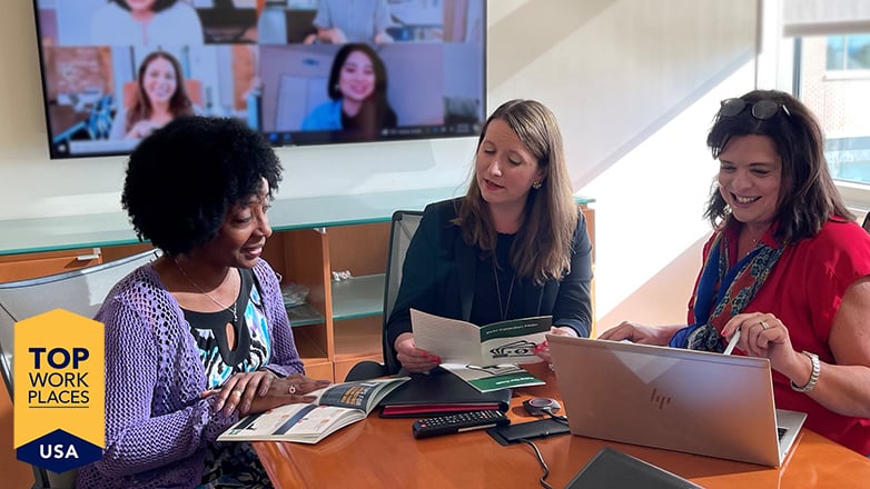 Associates on a Teams call.