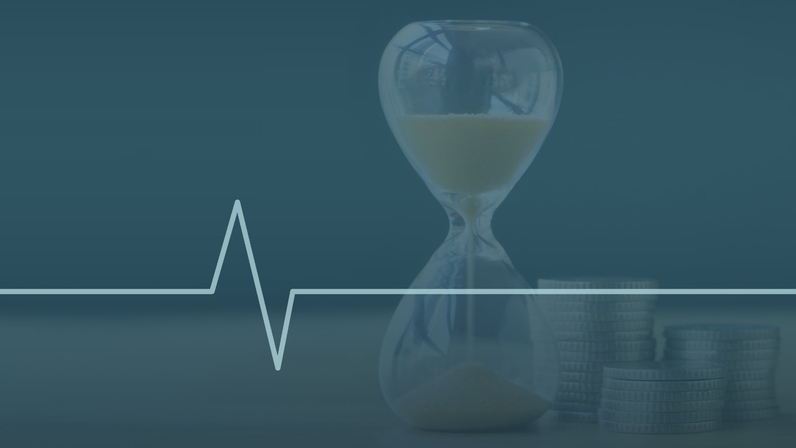Hourglass and stacked coins, illustrating the impact of the new 401(k) rule.
