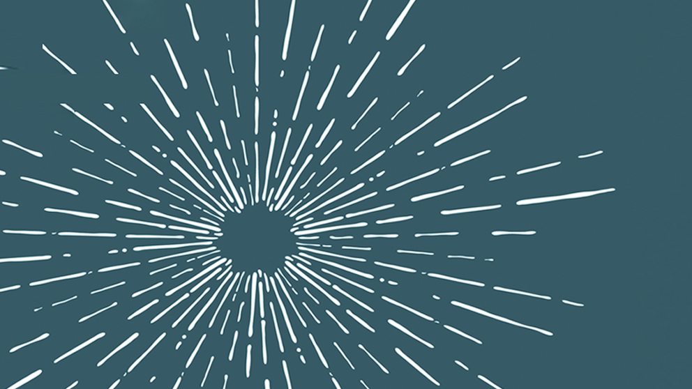 star burst blue