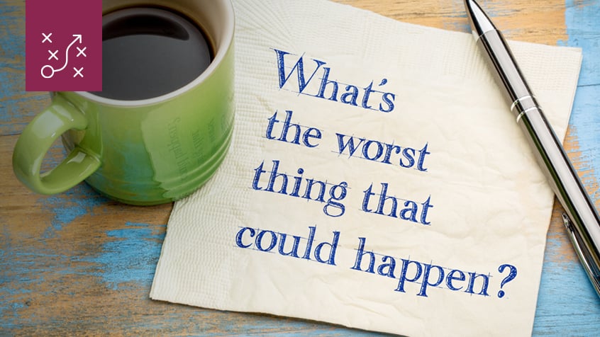 mug napkin pen