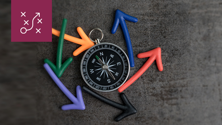 compass arrows uncertain