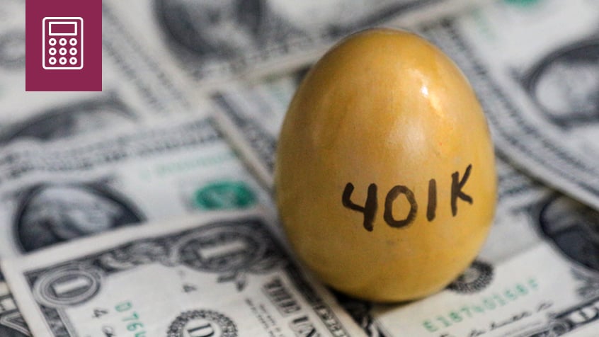 401k egg and money