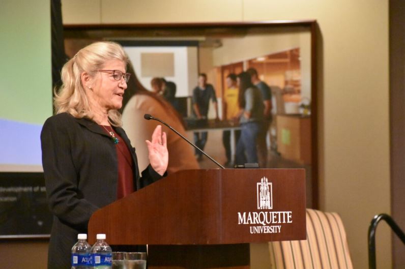 Helen Johnson-Leipold shares business tips for success at Marquette speaker series