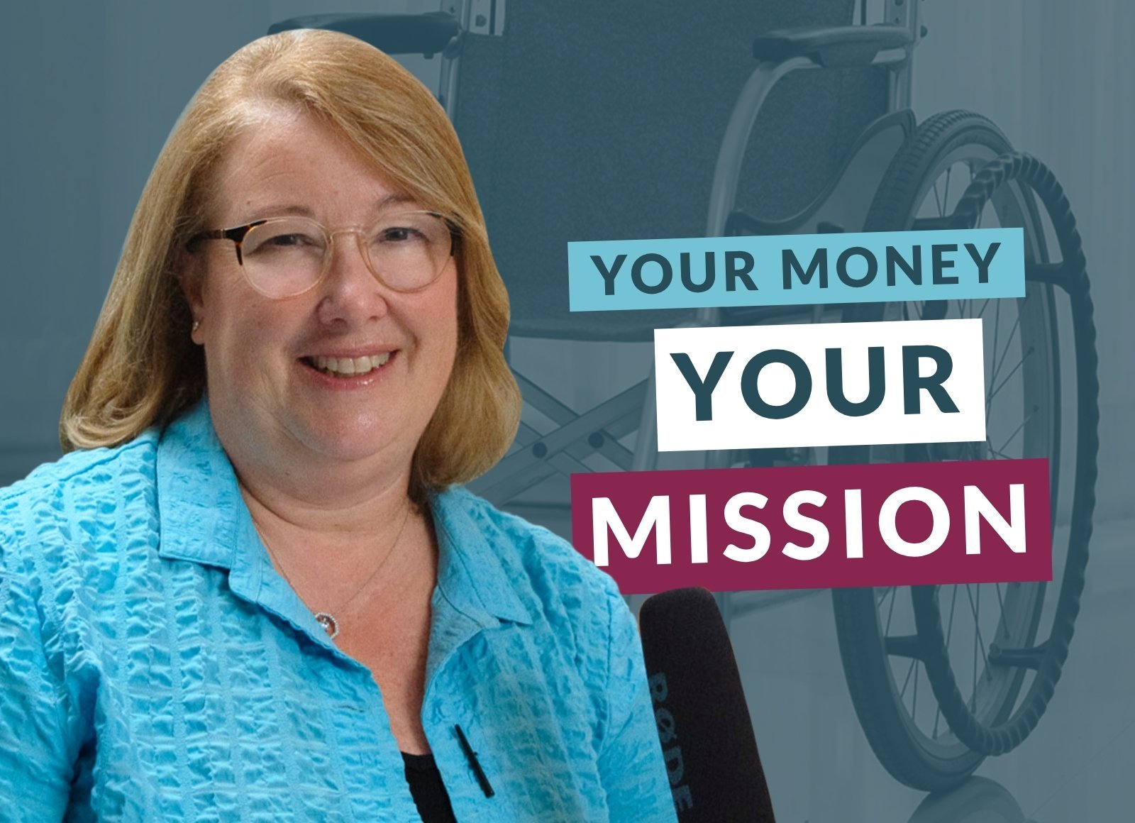 Jennifer Eastman next to the Your Money. Your Mission. logo.
