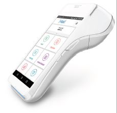 vital mobile white handheld device